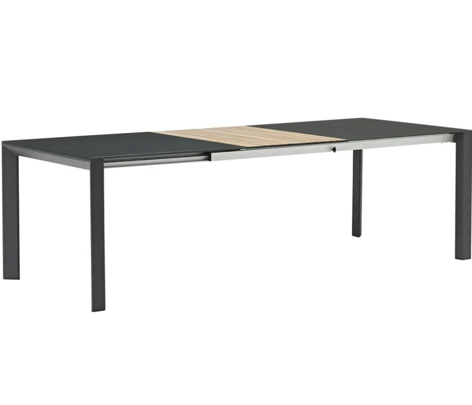 Acamp Gartenmöbel-Set Ausziehtisch Auris und Stapelstuhl Skye, 7-teilig