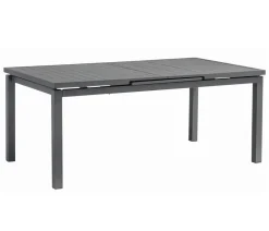 Acamp Gartenmöbel-Set Ausziehtisch Chicago und Stapelstuhl Hollywood, 7-teilig