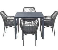 Acamp Gartenmöbel-Set Rom, quadratisch, 5-teilig