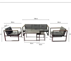 Acamp Lounge Space, 5-teilig