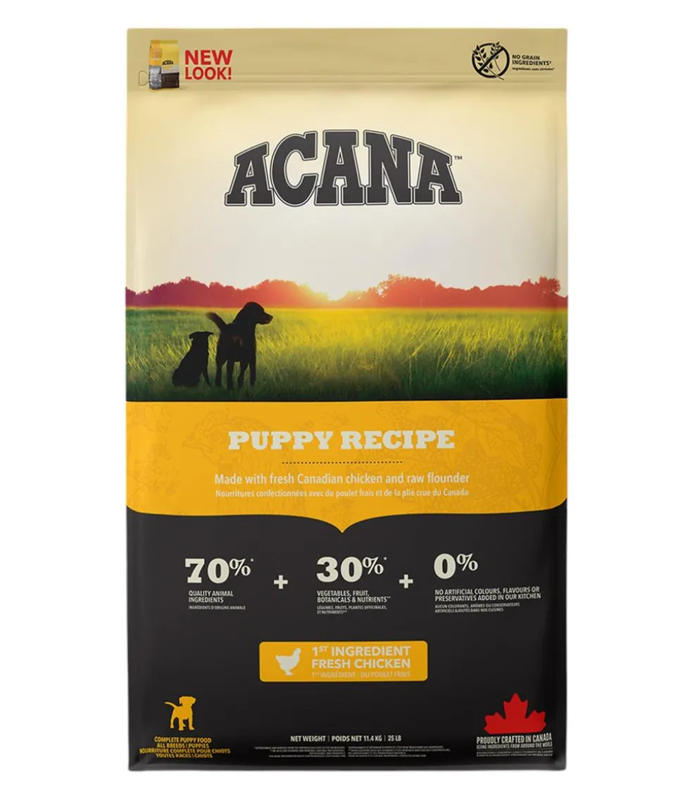 ACANA Trockenfutter für Hunde Heritage Puppy Recipe