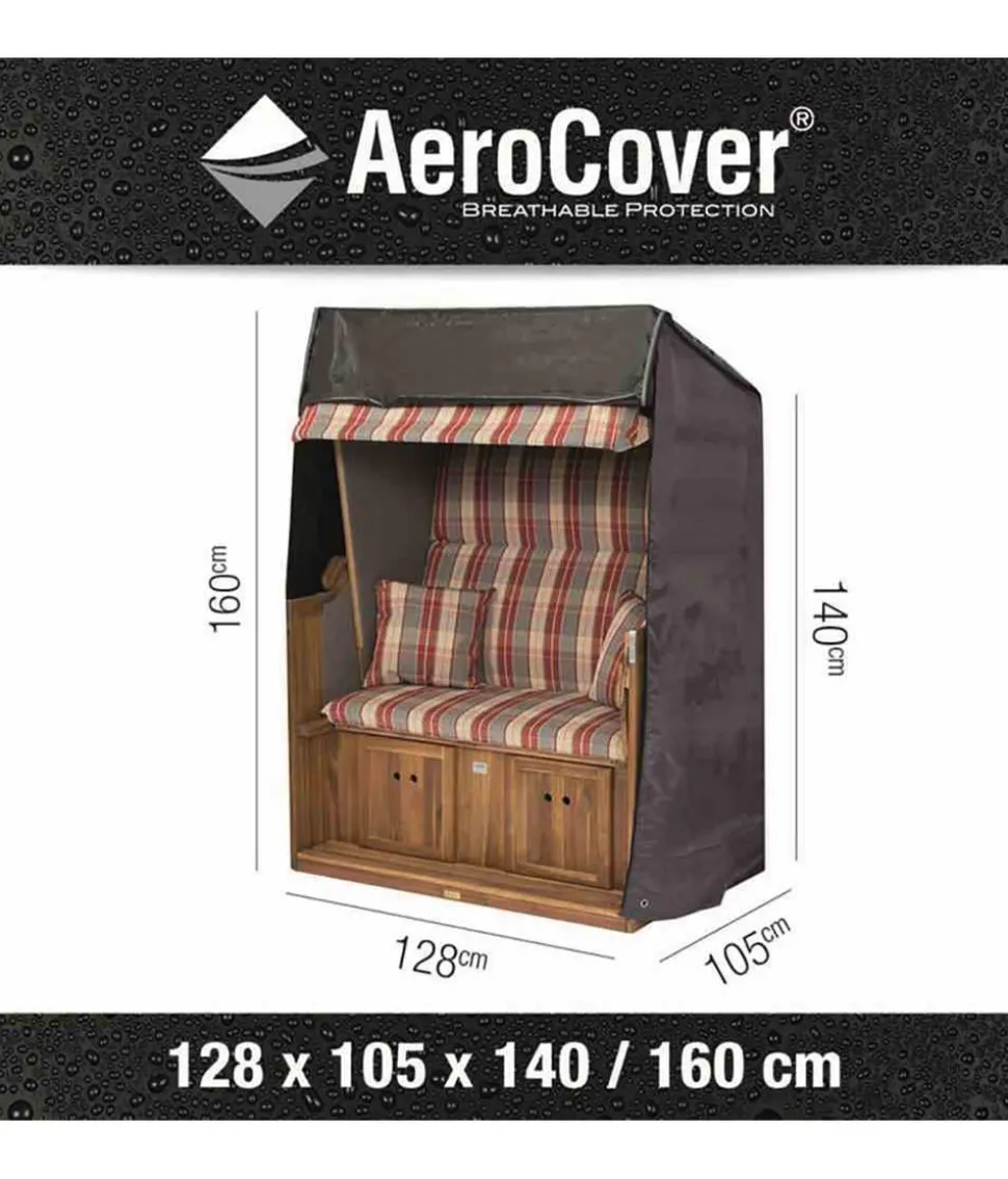 AeroCover Strandkorbhülle, 128x105x160/140 cm