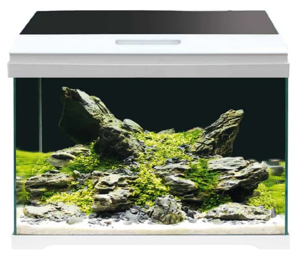 amtra Aquarium-Set Modern Tank 40 LED, 28 l, weiß, ca. B42,5/H36,5/T23,5 cm