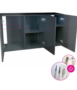 amtra Aquarium Unterschrank ALUX 330 LED, ca. B120/H83/T50 cm, 330 l