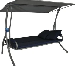 Angerer Hollywoodschaukel Elegance Joy marineblau, 3-Sitzer