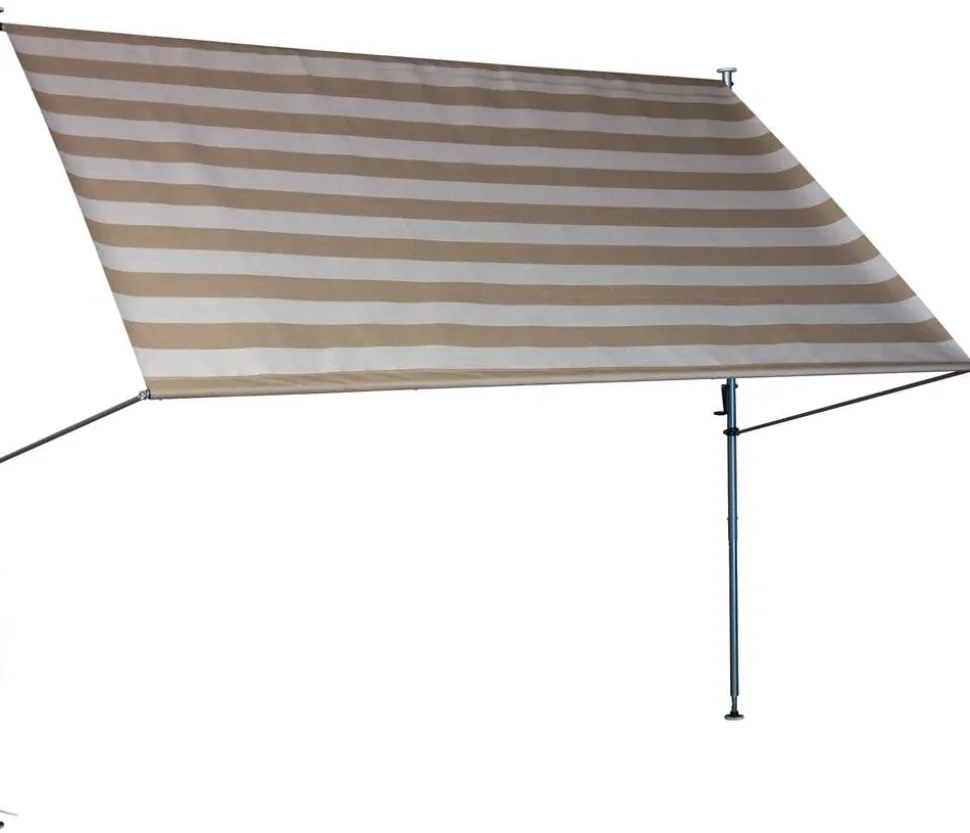Angerer Klemmmarkise Premium, gestreift, ca. B350/H275/T170 cm