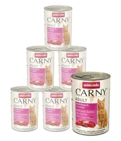 animonda CARNY® Nassfutter für Katzen Adult, 6 x 400 g