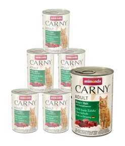animonda CARNY® Nassfutter für Katzen Adult, 6 x 400 g