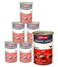 animonda GRANCARNO® Nassfutter für Hunde Adult, 6 x 400 g
