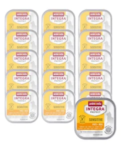 animonda INTEGRA PROTECT Nassfutter für Katzen Sensitive, Adult, 16 x 100 g