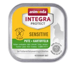 animonda INTEGRA PROTECT Nassfutter für Katzen Sensitive, Adult, 16 x 100 g