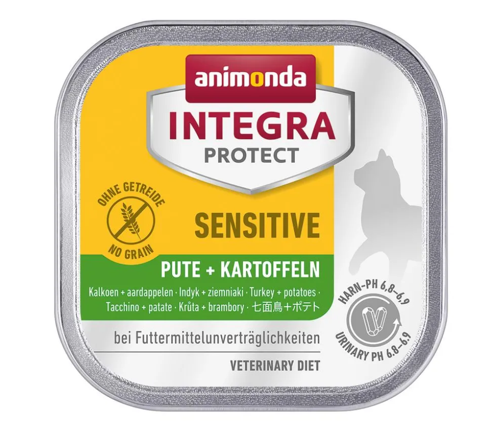 animonda INTEGRA PROTECT Nassfutter für Katzen Sensitive, Adult, 16 x 100 g