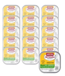 animonda INTEGRA PROTECT Nassfutter für Katzen Sensitive, Adult, 16 x 100 g