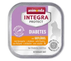 animonda INTEGRA PROTECT Nassfutter für Katzen Diabetes Adult, Geflügel, 16 x 100 g