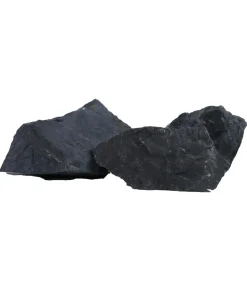 aquadeco Aquariumdeko Set Schwarzer Felsen