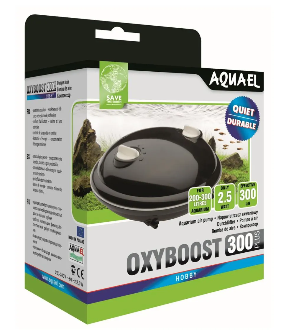 AQUAEL Aquarium Membranpumpe Oxyboost APR-300 Plus