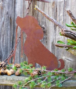Badeko Metall-Hund Rocki, ca. H30 cm