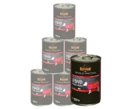 BELCANDO® Nassfutter für Hunde Single Protein Adult, 6 x 200 g
