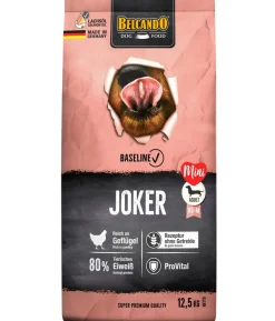 BELCANDO® Trockenfutter für Hunde Baseline Joker Mini Adult, Geflügel, 12,5 kg