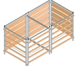 bellissa Erweiterungsset Komposter, ca. B102/H5,4/T100 cm