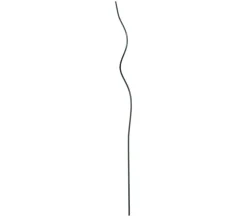 bellissa Metall-Spiralpflanzstab, grün, 75 cm