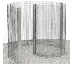 bellissa Schneckendusche/Umkleide Gabione, 230 x 180 x 210 cm