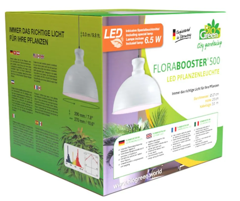 Bio Green Pflanzenleuchte Flora-Booster 500