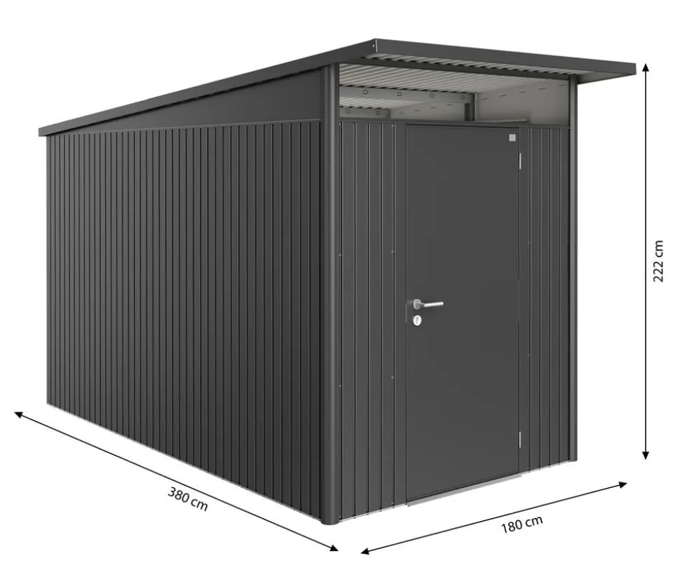 Biohort Gerätehaus AvantGarde® Gr. A4, ca. B180/H222/T380 cm