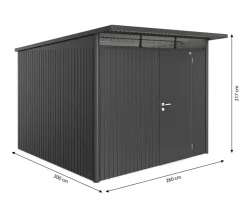 Biohort Gerätehaus AvantGarde® A7, ca. B260/H217/T300 cm