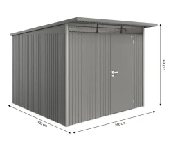 Biohort Gerätehaus AvantGarde® A7, ca. B260/H217/T300 cm