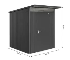Biohort Gerätehaus AvantGarde® A1, ca. B180/H250/T220 cm