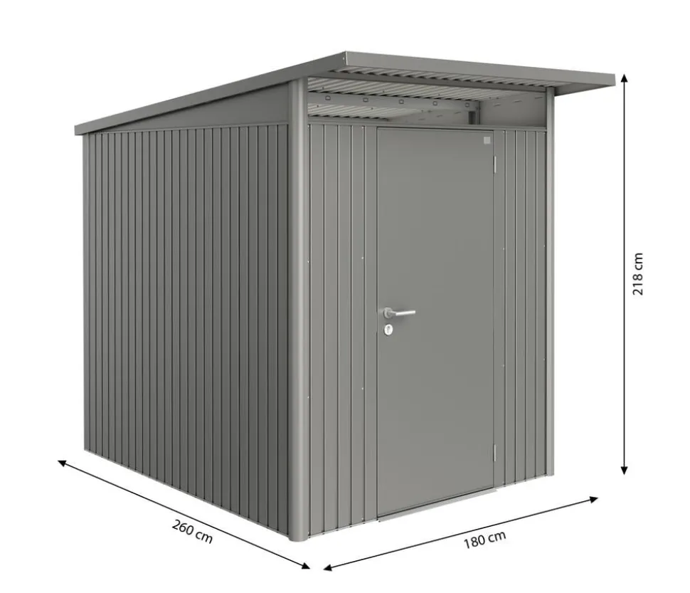 Biohort Gerätehaus AvantGarde® Gr. A2, ca. B180/H218/T260 cm