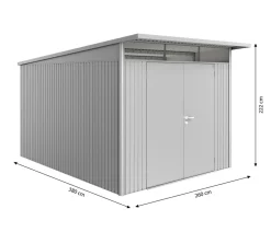 Biohort Gerätehaus AvantGarde® A8, ca. B260/H222/T380 cm