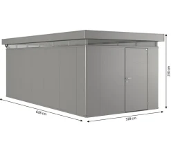 Biohort Gerätehaus CasaNova® 3 x 6, ca. B328/H250/T628 cm