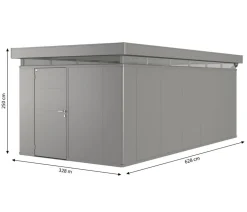 Biohort Gerätehaus CasaNova® 3 x 6, ca. B328/H250/T628 cm
