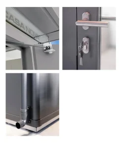 Biohort Gerätehaus CasaNova® 4 x 6, ca. B428/H250/T628 cm