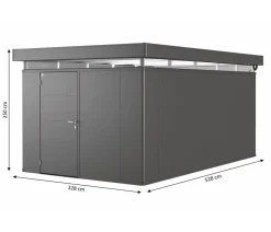 Biohort Gerätehaus CasaNova® 3 x 5, ca. B328/H250/T528 cm