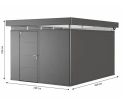 Biohort Gerätehaus CasaNova® 3 x 4, ca. B328/H250/T428 cm