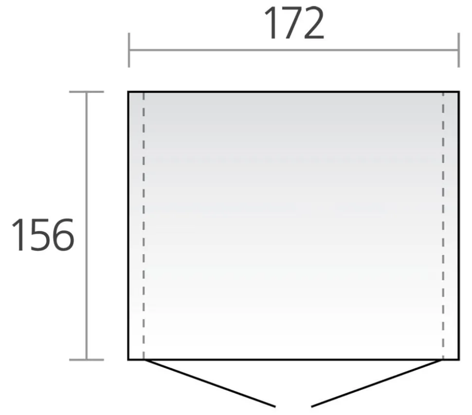 Biohort Gerätehaus Europa 2, ca. B172/H196/T156 cm