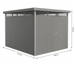Biohort Gerätehaus HighLine H5, ca. B275/H222/T315 cm