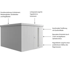 Biohort Gerätehaus Neo 4C, ca. B292/H222/T348 cm