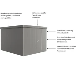 Biohort Gerätehaus Neo 4C, ca. B292/H222/T348 cm