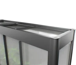 Biohort Gewächshaus Florentina 2 x 0,5 MAXI, ca. B201,6/H213,4/T54,7 cm