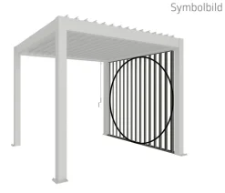 Biohort Lamellenseitenwand für Pergolen 2,5 m, ca. B245,7/H235/T10,3 cm