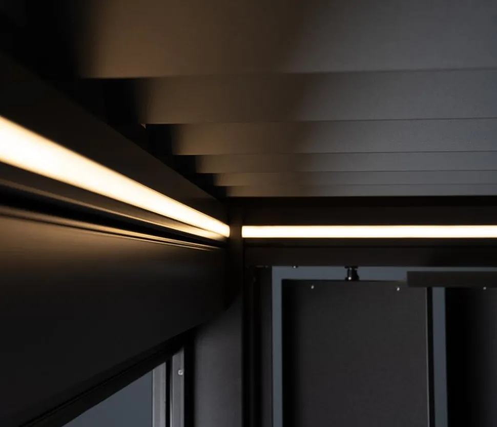 Biohort LED-Beleuchtung für Pergolen 3,5 x 3 / 4 x 3