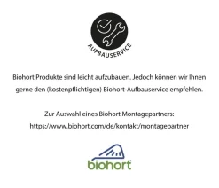 Biohort Metallgerätehaus Panorama® P3, ca. B273/H227/T238 cm
