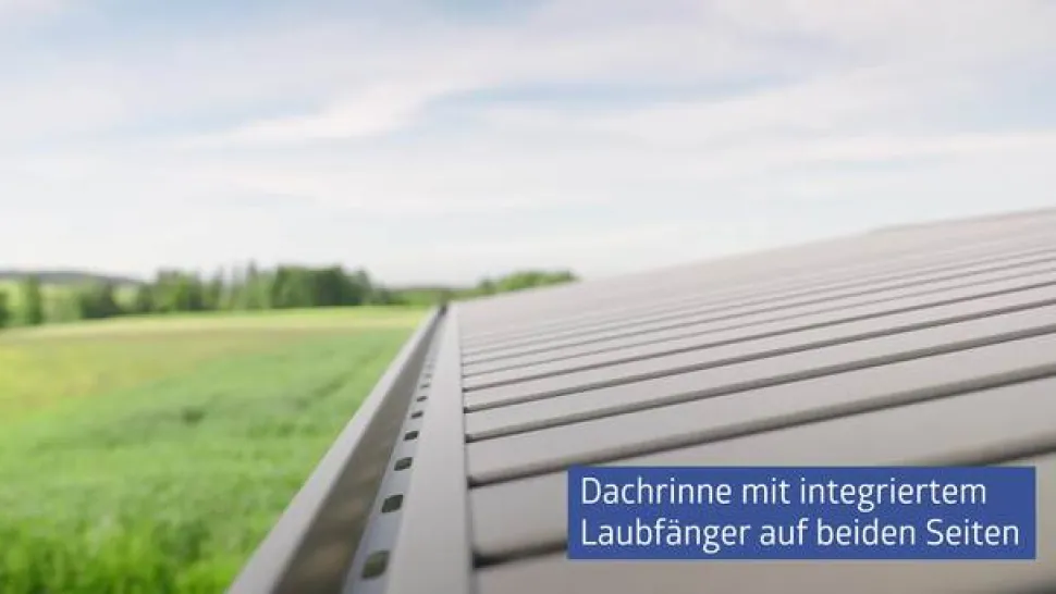 Biohort Metallgerätehaus Panorama® P3, ca. B273/H227/T238 cm