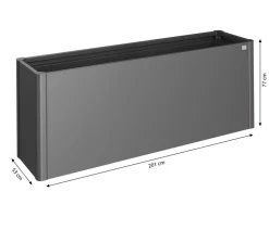 Biohort Metall HochBeet 2x0,5, ca. B201,6/H77/T54,7 cm