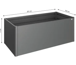 Biohort Metall-HochBeet 2x1, ca. B201,6/H77/T103,1 cm