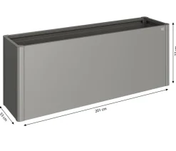 Biohort Metall HochBeet 2x0,5, ca. B201,6/H77/T54,7 cm